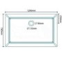 Ultralite 1200 x 760 Rectangular Shower Tray