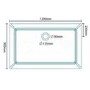 Ultralite 1200 x 900 Rectangular Shower Tray