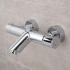 Deluxe Wall Mounted Bath Shower Mixer with Top Outlet - Peru Range
