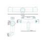 Thermostatic Wall Mounted Bath Shower Mixer - Focus Range