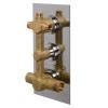 GRADE A1 - Concealed Triple Control Thermostatic Shower Valve with Diverter - EcoStyle Range
