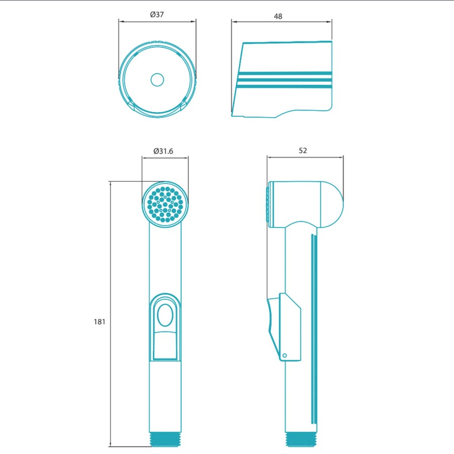 WR Series Luxury Douche Kit