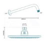Round 200mm Rain Shower Head & Wall Arm