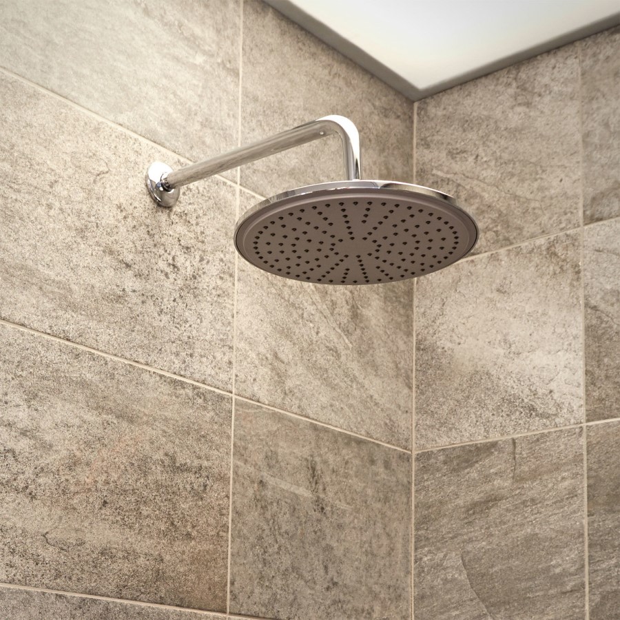 Round 250mm Rain Shower Head & Wall Arm