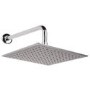 Square 250mm Rain Shower Head & Wall Arm