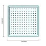 Square 250mm Rain Shower Head & Wall Arm