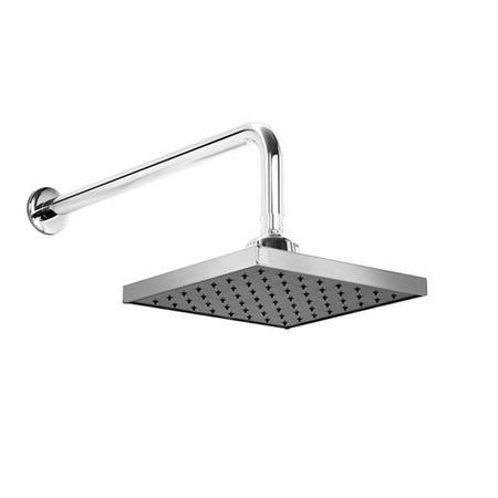 GRADE A1 - Square 150mm Shower Head & Wall Arm
