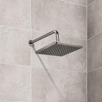 GRADE A2 - Square 200mm Shower Head & Wall Arm GRADE A2 - Square 200mm Shower Head & Wall Arm