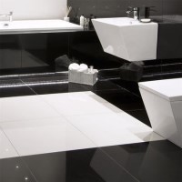 Absolute Black Polished Porcelain Wall/Floor Tile box of 4