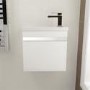 Vigo 420mm Wall Mounted White Vanity Unit