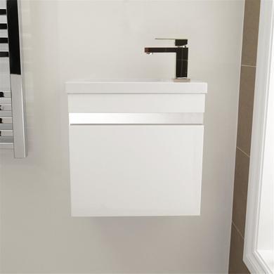 Vigo 420mm Wall Mounted White Vanity Unit