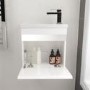 Vigo 420mm Wall Mounted White Vanity Unit