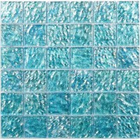 Antique Pearl Aqua Wall Mosaic