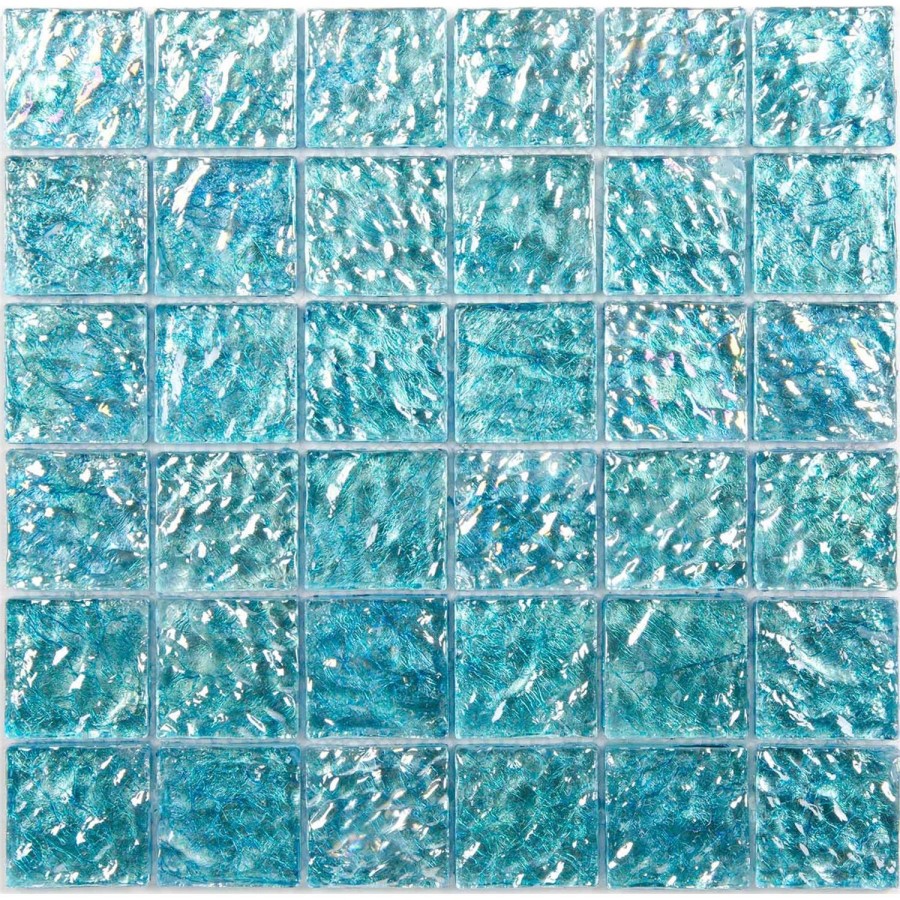 Antique Pearl Aqua Wall Mosaic