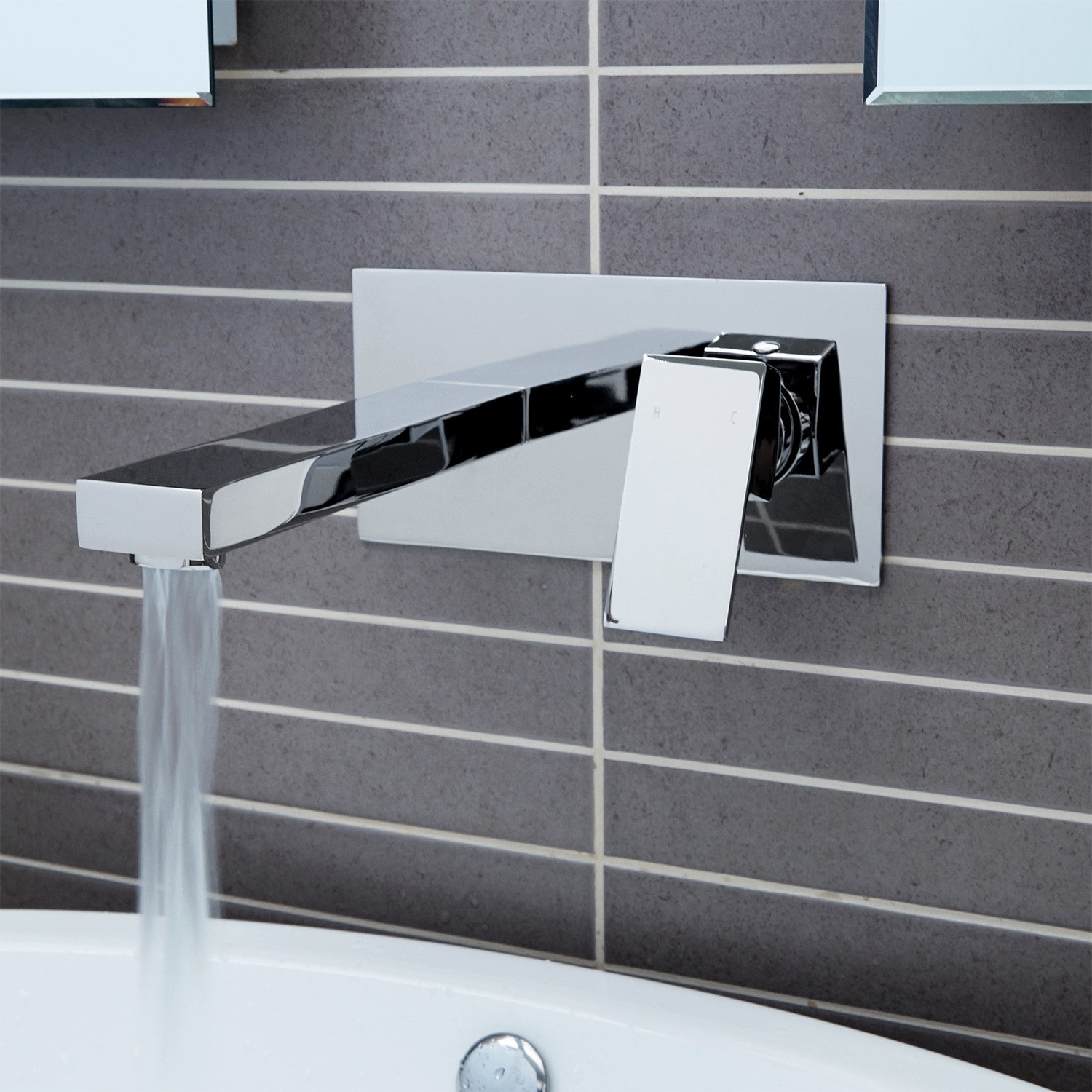 Wall Mounted Basin Mono Tap Cube Range Better Bathrooms Wall Mounted Basin Mono Tap Cube Range Better Bathrooms