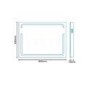 Stereophonic Illuminated LED Audio Mirror 600(H) 800(W) 70(D)