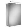 500mm Wall Hung Mirrored Cabinet - Illuminated LED Bathroom Storage - Galaxy Range