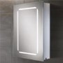 700mm Wall Hung Mirrored Cabinet - Illuminated LED Single Door - Bella Range