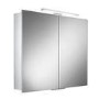 Pluto Double Door Illuminated LED Mirrored Cabinet  700-730(H) 600(W) 125(D)