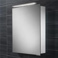 Pluto Illuminated LED Mirrored Cabinet 700-730H 500W 125D