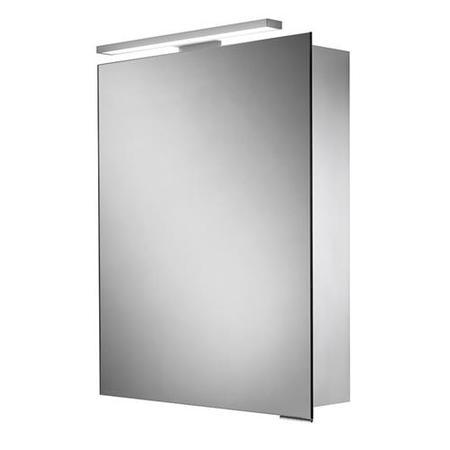 Pluto Illuminated LED Mirrored Cabinet 700-730H 500W 125D