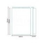 Pluto Illuminated LED Mirrored Cabinet 700-730H 500W 125D