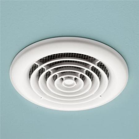 GRADE A1 - Cyclone Inline White Non-Illuminated Wet Room Fan
