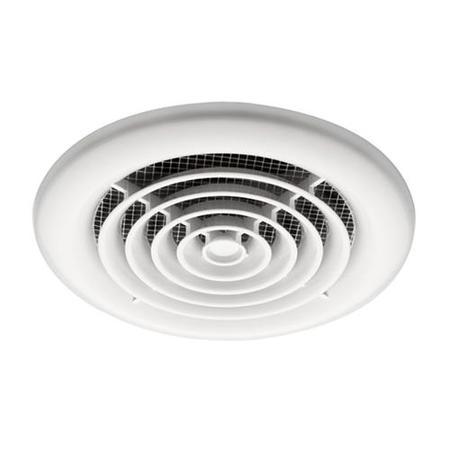 GRADE A1 - Cyclone Inline White Non-Illuminated Wet Room Fan