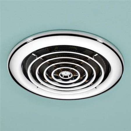 Cyclone Inline Chrome Wet Room Fan 