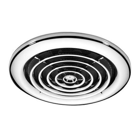 Cyclone Inline Chrome Wet Room Fan 