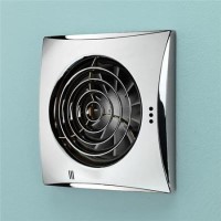 Hush Timer Chrome Fan 