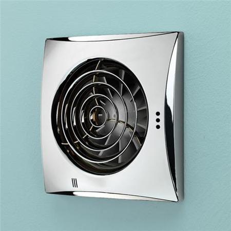 Hush Timer Chrome Fan 