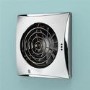 Hush Timer Chrome Fan 