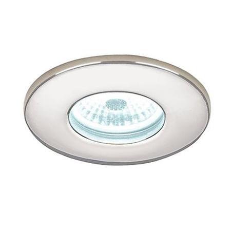 Cool White Chrome Fire Rated LED Recessed Light