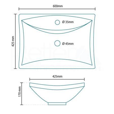 Bella Blanc Countertop Basin