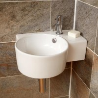 Strava Cloakroom Left Hand Wall Mounted Basin