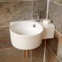 Strava Cloakroom Left Hand Wall Mounted Basin