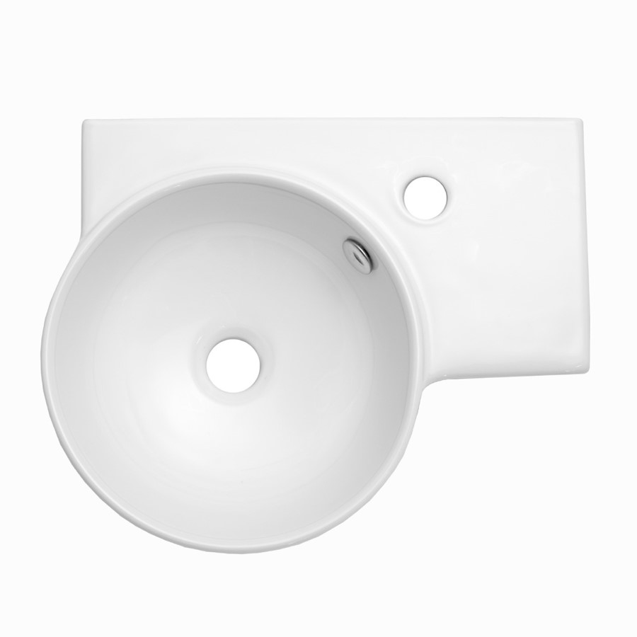 Strava Cloakroom Left Hand Wall Mounted Basin