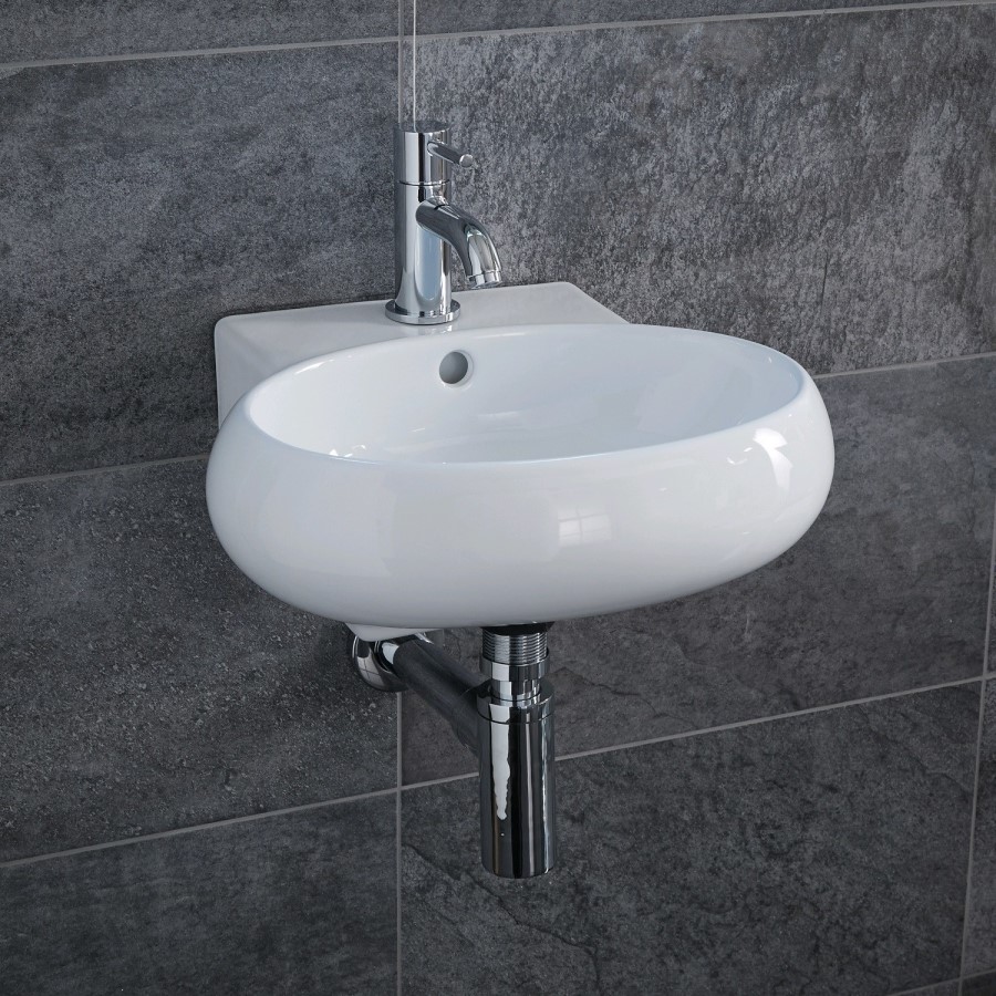 Wall Hung Cloakroom Basin - Paolo Range