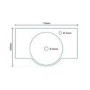 Swerve 710 Cloakroom Basin