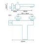 GRADE A1 - Euphoria Premium Wall Mounted Bath Shower Mixer 