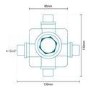 Premium Concealed Dual Control Shower Valve with Diverter - Doriano Range