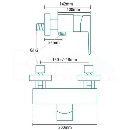 Nuovo Premium Lever Shower Valve 