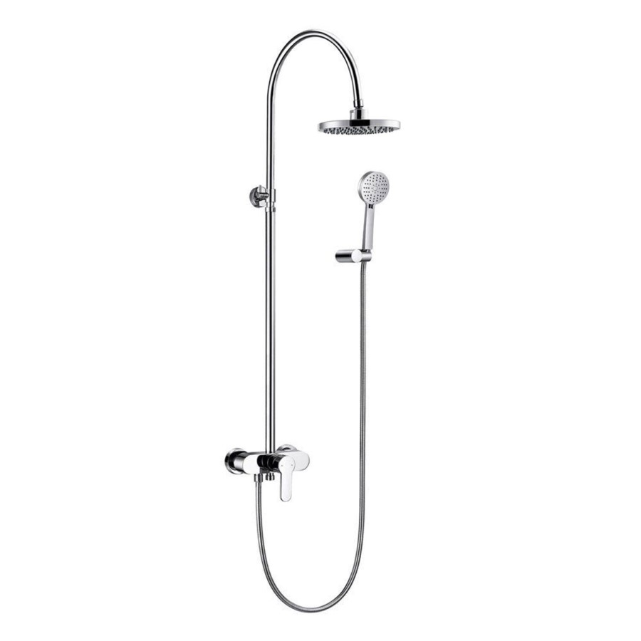 Premium Rigid Riser Shower Rail Kit with Nuovo Valve - Alfreda Range
