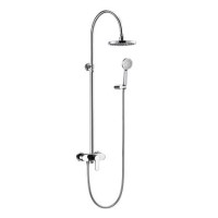 Premium Rigid Riser Shower Rail Kit with Nuovo Valve - Alfreda Range