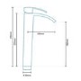 Fabia Premium Extended Basin Mixer Tap