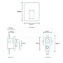 Premium Concealed Lever Shower Valve with Diverter - Fabia Range