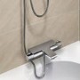 GRADE A1 - Montroc Premium Wall Mounted Thermostatic Bath Shower Mixer 