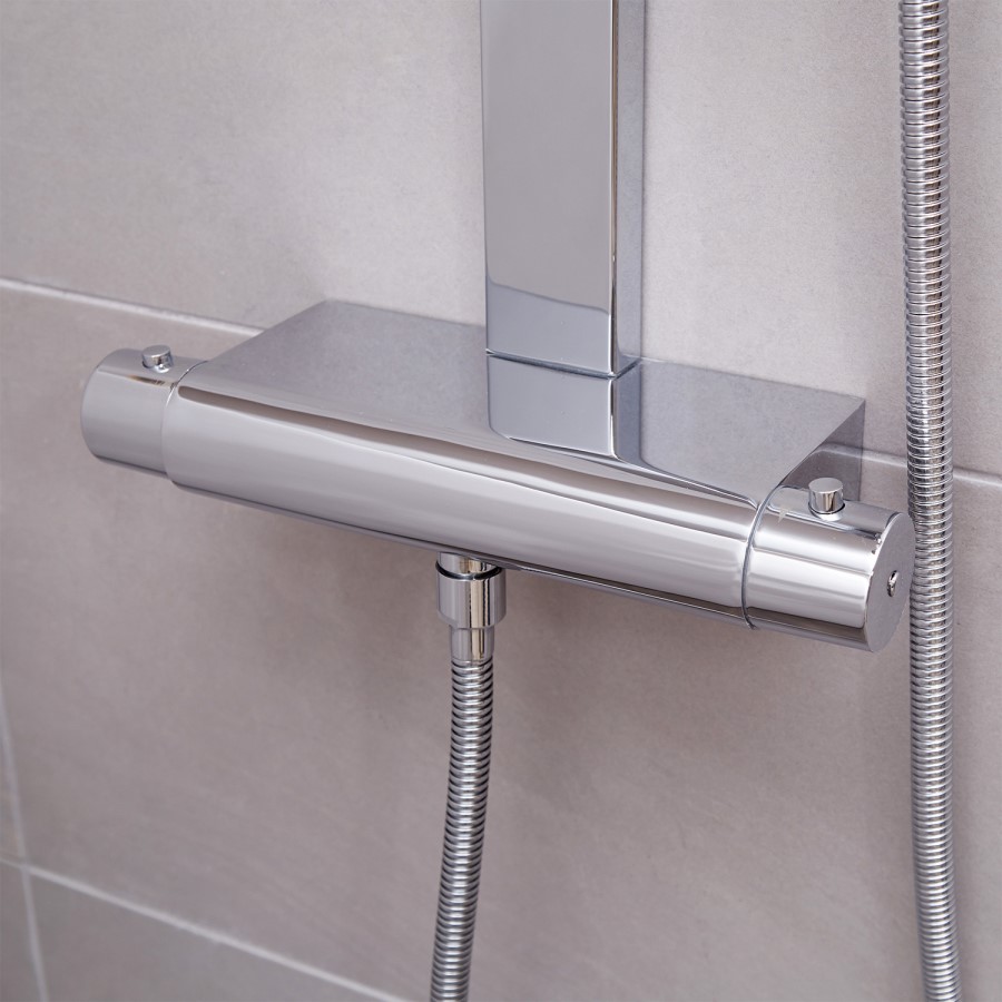 GRADE A1 - Montroc Premium Exposed Thermostatic Shower Mixer