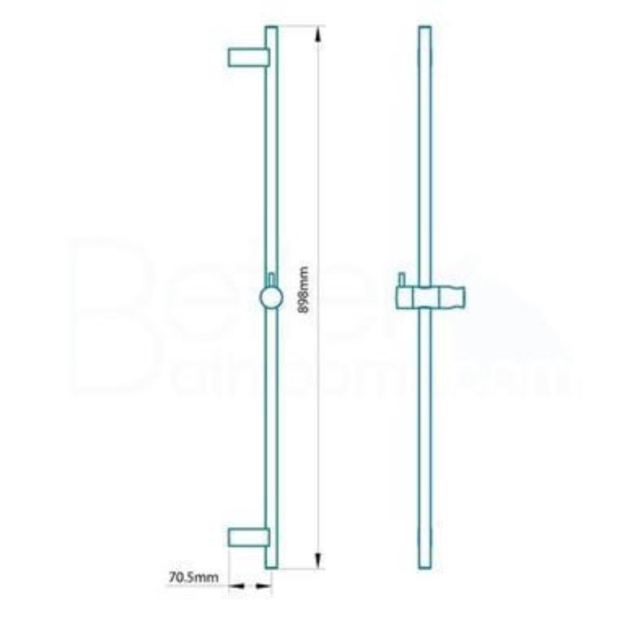 Mariano Multi Function Slide Shower Rail Kit